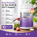 Solivive Akkermansia Muciniphila Probiotic – 10 Billion AFUs, GLP-1 Support, Gut Health Supplement, Vegan Capsules, Non-GMO, Gluten Free (60 Capsules)