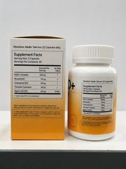 Solivive NAD+ Supplement 5-in-1 Formula – Resveratrol, CoQ10, Turmeric Curcumin & Niacin (B3) – Energy, Cellular Support & Anti-Aging – Non-GMO, Gluten-Free, Vegan Capsules – 60 Count