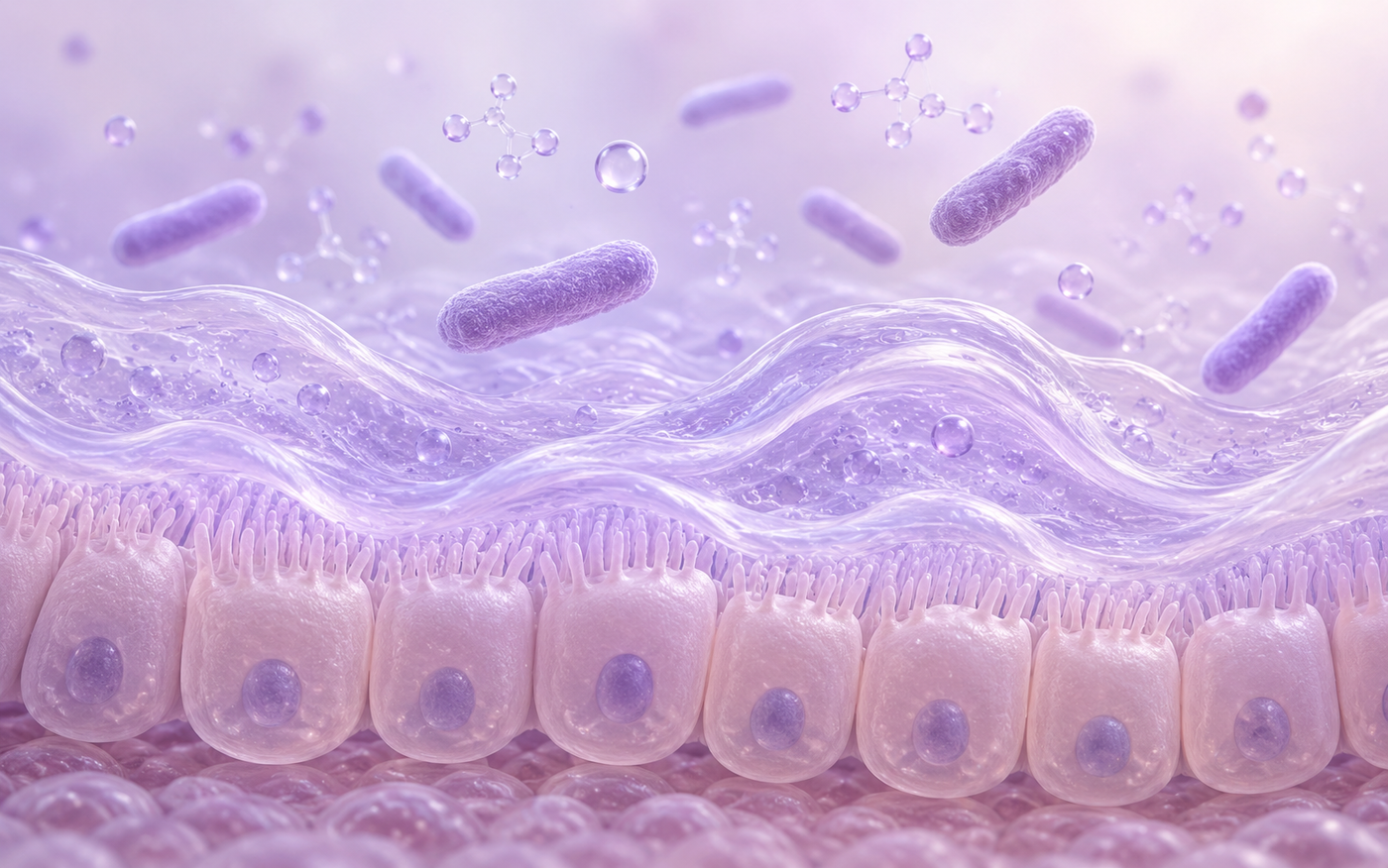 Akkermansia gut barrier illustration
